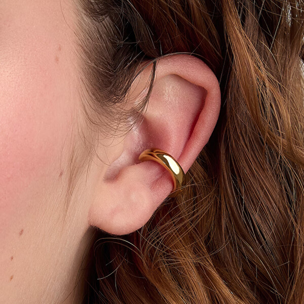 Pozlátená single záušnice Earcuff SAUP38