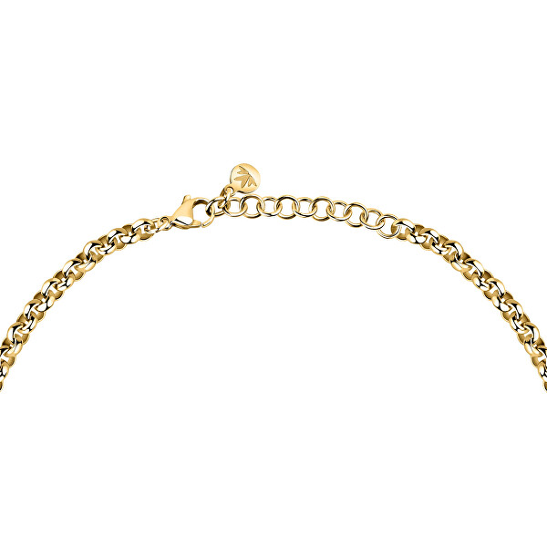 Vergoldete Halskette mit farbigen Kristallen Bagliori SAVO03