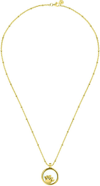 Vergoldete Halskette mit Element Scrigno SAMB35 (Halskette, Anhänger)