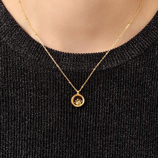 Collana placcata in oro con elemento Scrigno D`AmoreSAMB35 (catena, pendente)