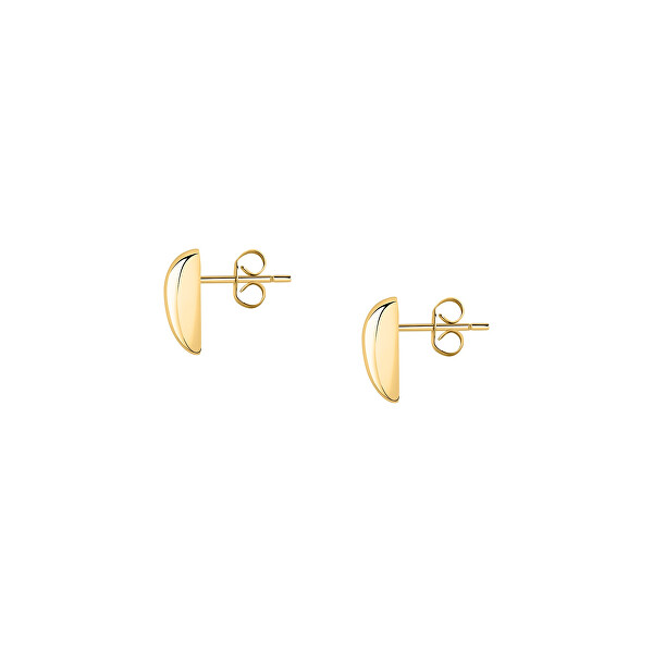Splendidi orecchini placcati in oro a forma di cuore Istanti SAVZ06