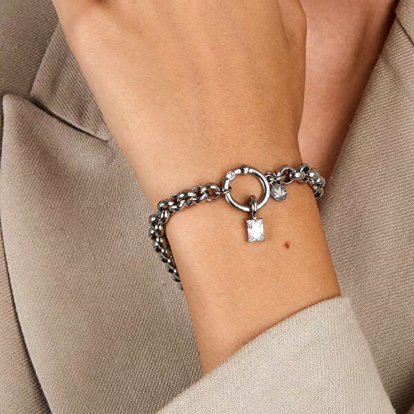 Půvabný ocelový náramek Drops SCZ1417