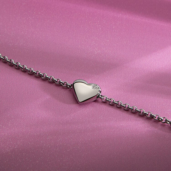 Romantický náramek z oceli Drops SCZ1422