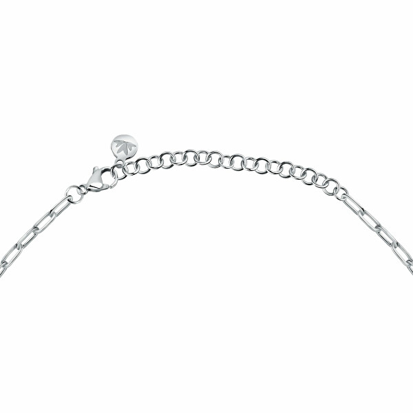 Romantický ocelový náhrdelník Pailettes SAWW02