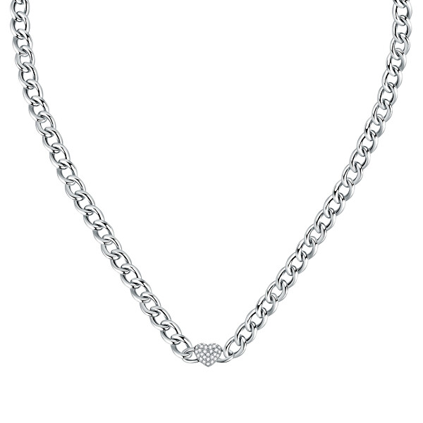 Romantický ocelový náhrdelník s krystaly Incontri SAUQ13