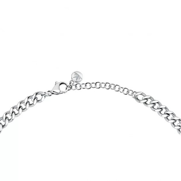 Romantický oceľový náhrdelník so srdiečkami Bagliori SAVO22