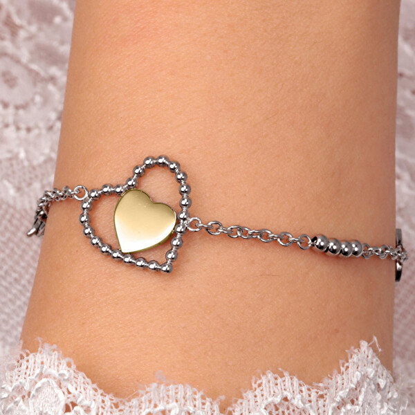 Bracciale romantico in acciaio Dolcevita SAUA10