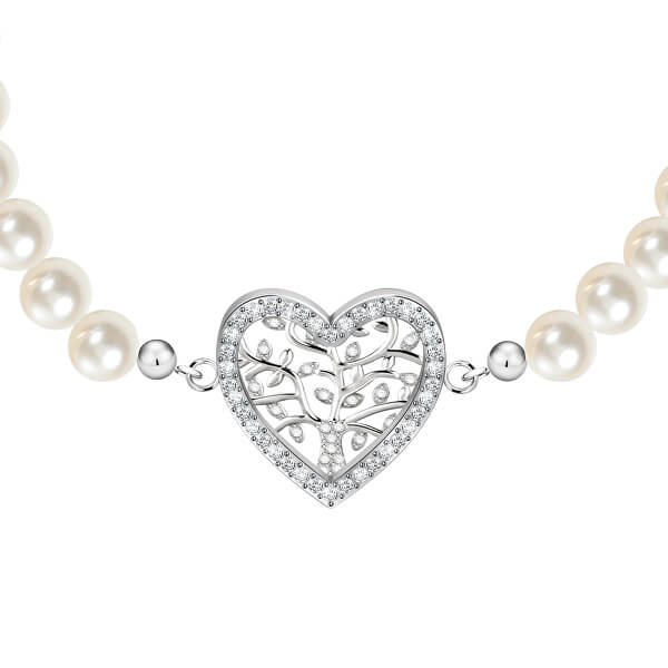 Romantisches Armband aus echten Perlen Baum des Lebens Gioia SAER40
