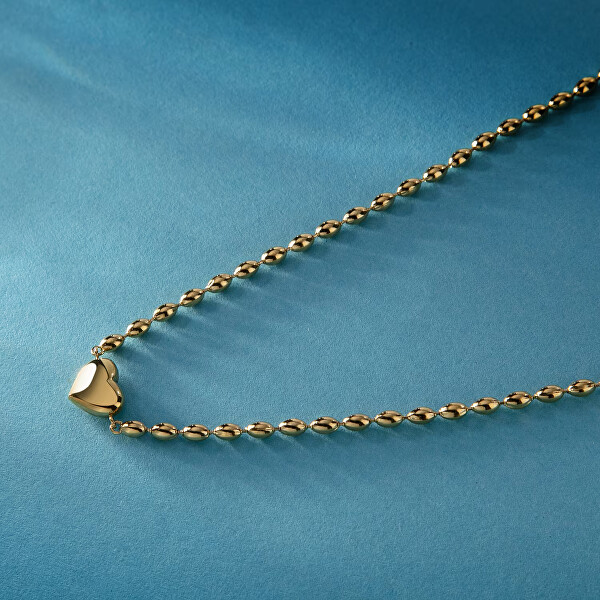 Romantický pozlacený náhrdelník Intrecci SAZC06