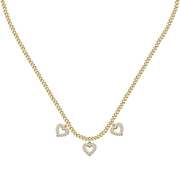 Romantický pozlacený náhrdelník s krystaly Incontri SAUQ12
