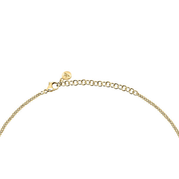 Romantický pozlátený náhrdelník s kryštálmi passion SAUN04