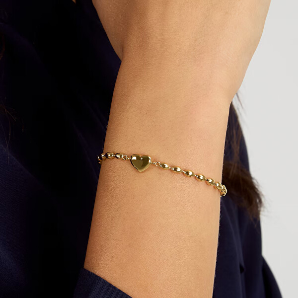 Romantický pozlacený náramek Intrecci SAZC12