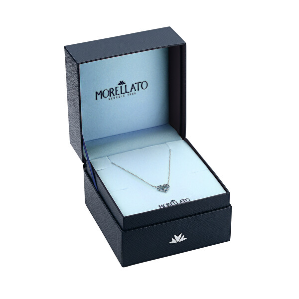 Pôvabný strieborný náhrdelník Srdiečko Tesori SAIW180