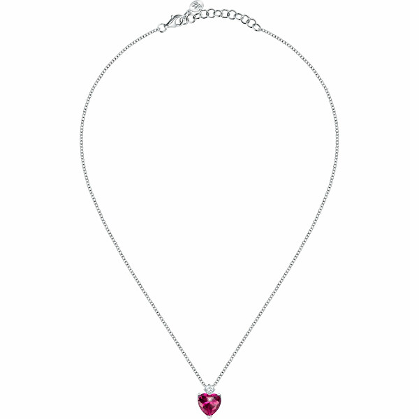 Romantikus ezüst nyaklánc Szív Tesori SAIW161