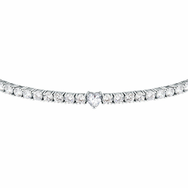 Romantikus ezüst karkötő Szív Tesori SAIW166