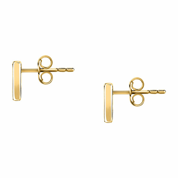 Eleganti orecchini placcati in oro Trilliant SAWY14