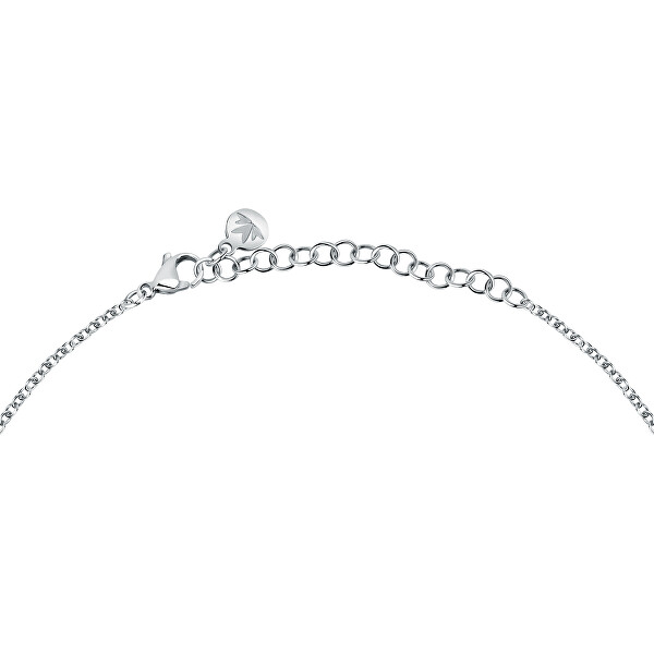 Schicke Bicolor-Halskette mit Perlen Colori SAXQ04
