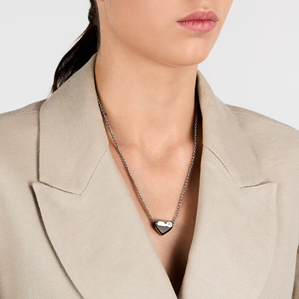 Slušivý ocelový náhrdelník Drops SCZ1415