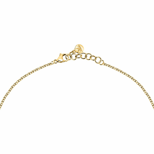 Slušivý pozlacený náhrdelník s krystaly Torchon SAWZ01