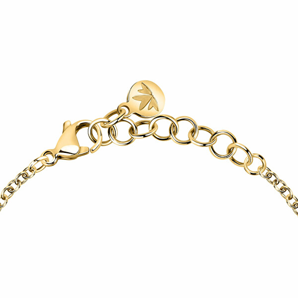 Bracciale elegante placcato in oro con cristalli Torchon SAWZ07