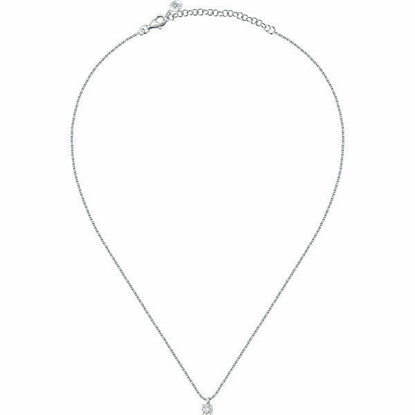 Slušivý stříbrný náhrdelník Tesori SAIW156