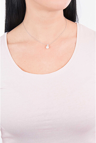 Collana in argento Perla SANH02 (collana, ciondolo)