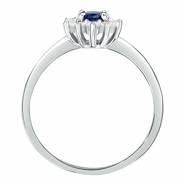 Stříbrný prsten se zirkony Tesori SAIW1540