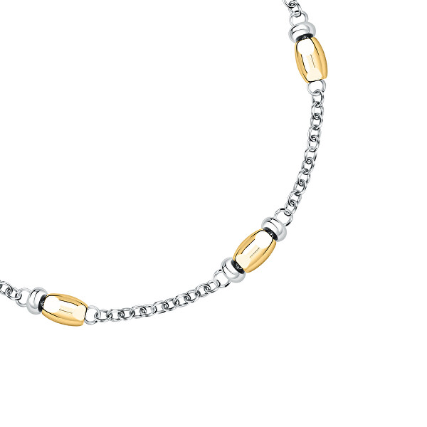 Stilvolles Bicolor-Armband mit Perlen Colori SAXQ18