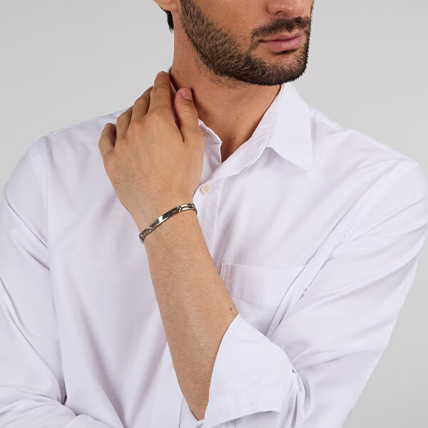 Stylový ocelový náramek pro muže Motown SALS116