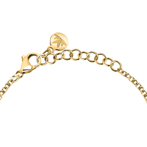 Stilvolles vergoldetes Armband mit Perlen Colori SAXQ15