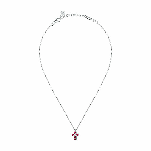 Collana di stile in argento con croce Tesori SAIW215