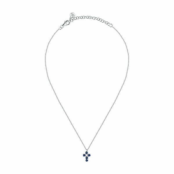 Collana di stile in argento con croce Tesori SAIW216