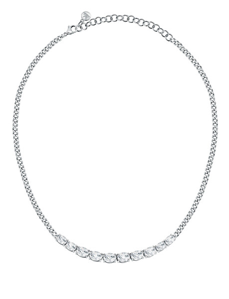 Elegantní náhrdelník s čirými kubickými zirkony Colori SAVY10