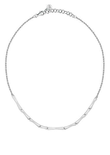 Elegante Halskette aus recyceltem Silber Essenza SAWA08