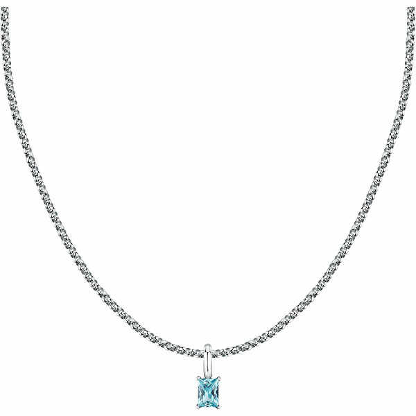 Elegantný oceľový náhrdelník Drops SCZ1324