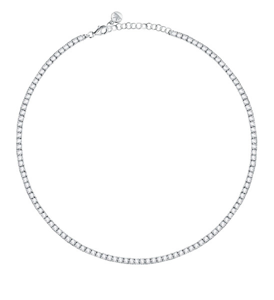 Luxusní tenisový náhrdelník s kubickými zirkony Tesori SAIW314