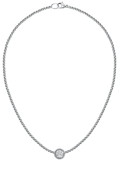 Nádherný oceľový bicolor náhrdelník Strom života Drops SCZ1265