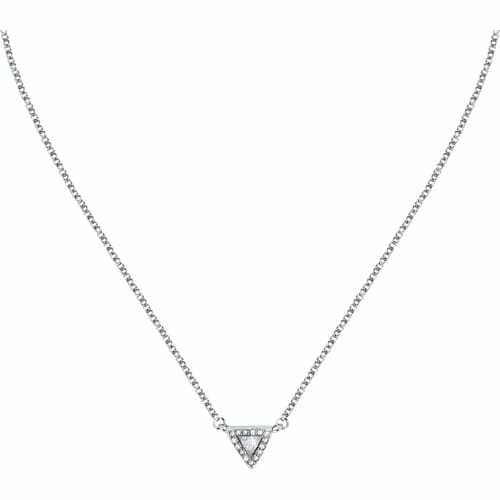 Nádherný ocelový náhrdelník Trilliant SAWY02