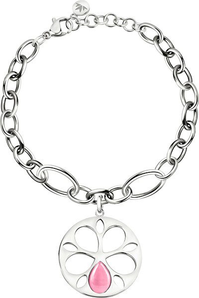 Raffinato bracciale da donna con ciondolo Fiore SATE09