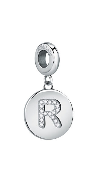 Drops SCZ1167 „R“ betű alakú acélmedál