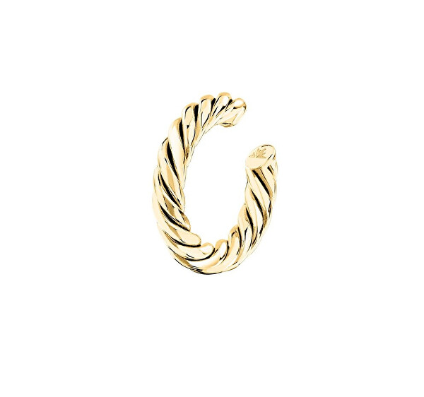 Pozlacená single záušnice Earcuff SAUP37