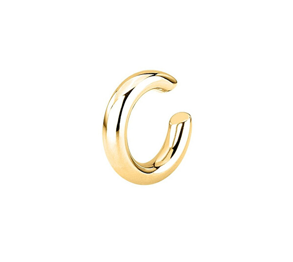 Pozlátená single záušnice Earcuff SAUP38