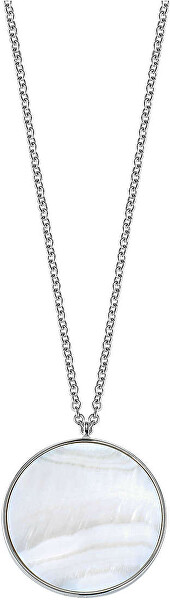 Nežný náhrdelník zo striebra Perfetti SALX02 (retiazka, prívesok)