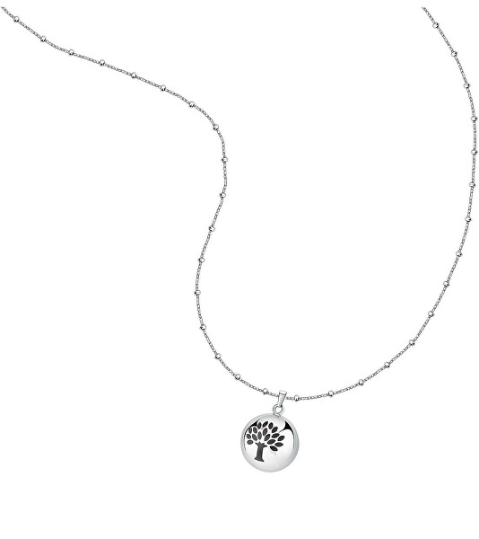 Půvabný náhrdelník s těhotenskou rolničkou Strom života Talismani SAGZ19