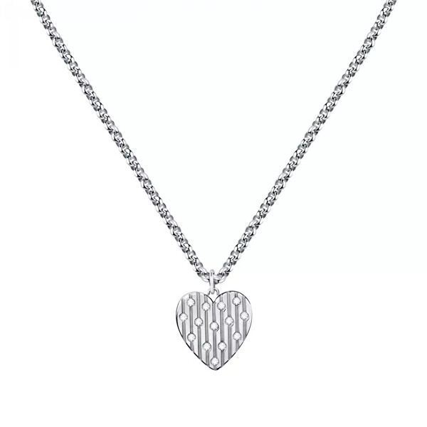 Romantický ocelový náhrdelník se srdíčkem Incanto SAVA03