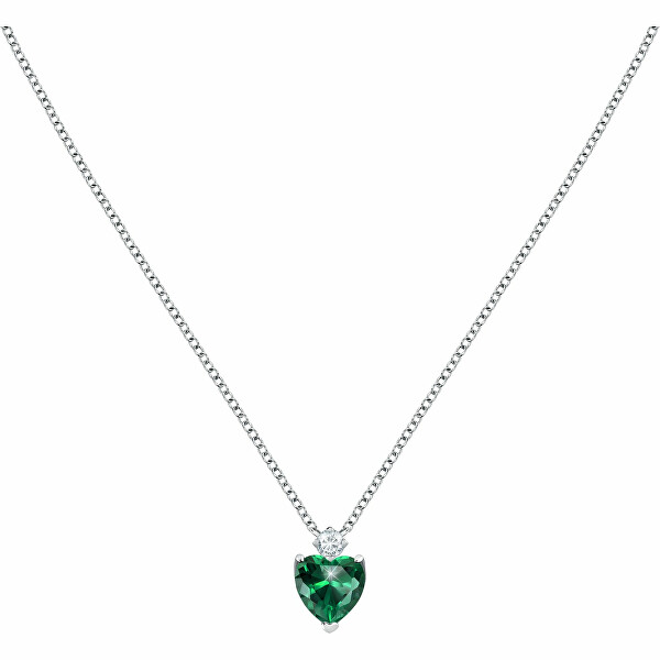 Romantický strieborný náhrdelník Srdce Tesori SAIW160