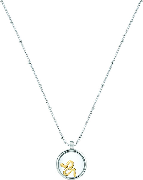 Collana in argento con elemento Scrigno D`Amore SAMB36 (catena, pendente)