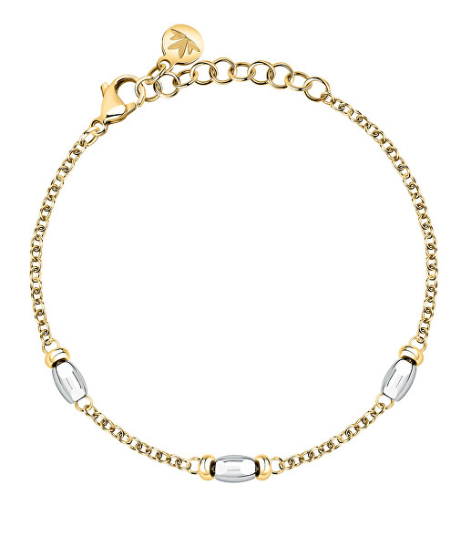 Stilvolles Bicolor-Armband mit Perlen Colori SAXQ17