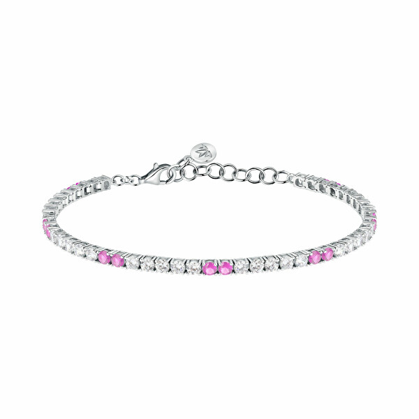 Bracciale Tennis in argento con zirconi Tesori SAIW227