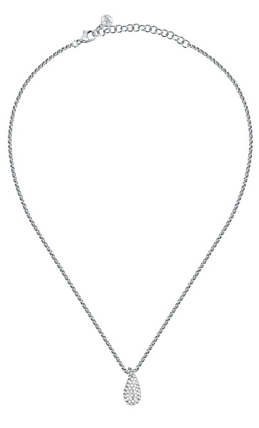 Nadčasový dámský náhrdelník s krystaly Tear Drop Design SAYP04
